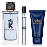 D&G K King 3Pc 3.3 Edt Spr, 1.6 A/S Balm, 0.3 Edt Mini